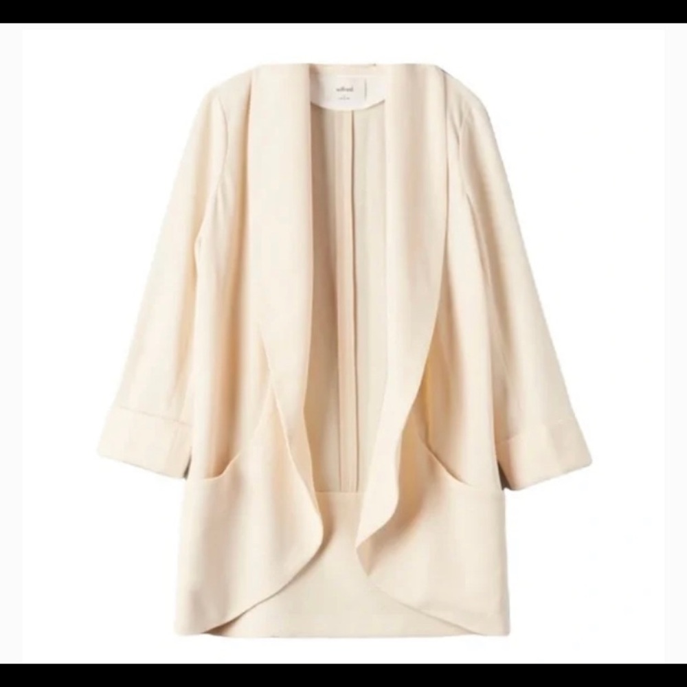 ARITZIA Wilfred Chevalier Jacket Ivory Cream